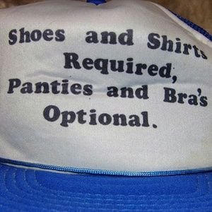 Vintage trucker hat hilarious joker cap 1980s